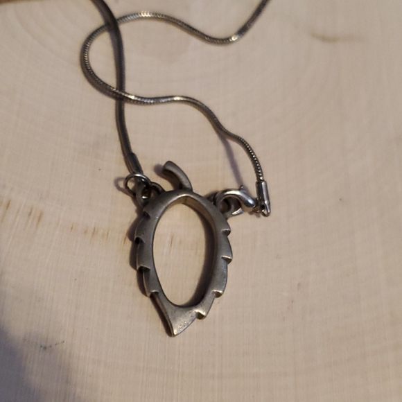 Danforth Pewter Acorn or Leaf Design Necklace - Picture 5 of 5